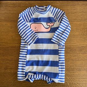 Vineyard Vines by Target Whale Rash Guard Swimsuit
